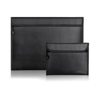 Borsa portadocumenti ignifuga, impermeabile, con cerniera per contanti, documenti importanti, oggetti di valore per requisiti legali e finanziari