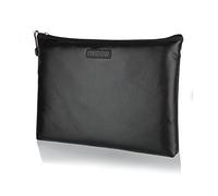 Borsa portadocumenti ignifuga, rivestita in silicone, resistente al fuoco, resistente alla polvere, con cerniera, per file formato A4, contratto, denaro, banconote, iPad, smartphone, gioielli