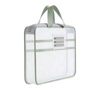 Borsa portadocumenti in rete, con cerniera, con manico, organizer portatile per studenti, ufficio, viaggi, esami, lavoro, casa, scuola, aula, insegnanti, archiviazione documenti e organizzazione della