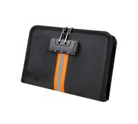 Borsa portadocumenti sottile e flessibile non infiammabile con cuciture rinforzate e scorrimento liscio per uso permanente Altrimenti Borsa per documenti da viaggio impermeabile