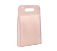 Borsa portadocumenti verticale A4 Macaron, organizer portatile con 13 tasche for conservare la carta di prova degli studenti, for ufficio e scuola(Pink)