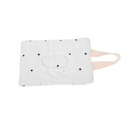 Borsa Portafazzoletti Umidi Portatile per Bebè, Cotone Beige | Passante per Appendere, Leggero e Pieghevole, Fantasia a Pois Adorabile, Uso Quotidiano e Auto