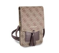 Borsa portafoglio Guess 4G Uptown, marrone - Scomparto per telefono