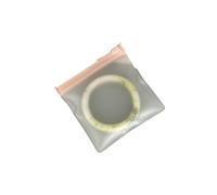 Borsa portagioielli 100 pezzi ROSA Gioielli Sacchetto con cerniera satinato Anello Orecchino Collana Bracciale Imballaggio Trasparente Plastica EVA(11x11cm)