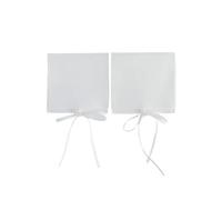 Borsa portagioielli 5 pezzi sacchetti in microfibra blu con coulisse in velluto for gioielli, collane, anelli, organizer, bomboniere, caramelle, cosmetici(Color-02,8X8 cm)