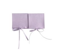 Borsa portagioielli 5 pezzi sacchetti in microfibra blu con coulisse in velluto for gioielli, collane, anelli, organizer, bomboniere, caramelle, cosmetici(Color-05,6x6cm)