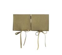 Borsa portagioielli 5 pezzi sacchetti in microfibra blu con coulisse in velluto for gioielli, collane, anelli, organizer, bomboniere, caramelle, cosmetici(Color-06,6x6cm)