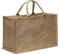 BORSA PORTALEGNA LEGNA DA ARDERE IN JUTA 75LT 64x29x49CM CARICO MAX 20KG.