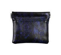 Borsa portamonete blu con fiori per donne portamonete spremere borsetta, fiori blu, 4,3 x 3,7 pollici, stampa, Fiori blu, 4.3" x 3.7", Pressa