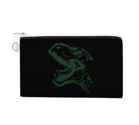 Borsa portamonete con testa di dinosauro borsa in tela alla moda borsa per cosmetici portatile per uomini donne, stile, taglia unica, borsa per monete, Stile, En storlek, Portamonete