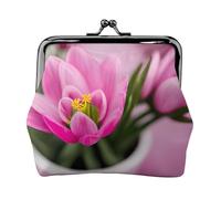 Borsa portamonete da donna, con stampa Spring is in The Air, con chiusura a bacio, per carte di credito
