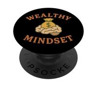 Borsa portamonete Wealthy Mindset Brain PopSockets PopGrip Adesivo