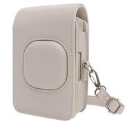 Borsa portaoggetti adatta per Instax mini liplay+, custodia protettiva in poliuretano per fotocamera, custodia portatile con tracolla, mini borsa impermeabile e resistente all'umidità, grigio