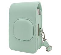 Borsa portaoggetti adatta per Instax mini liplay+, custodia protettiva in poliuretano per fotocamera, custodia portatile con tracolla, mini borsa impermeabile e resistente all'umidità, Verde, Custodia