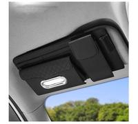 Borsa Portaoggetti Aletta Parasole Auto per Ford Puma MK2 ST/ST-Line X 2020-2026, Organizzatore Visiera Parasole Fazzoletti Occhiali Organizer Accessori Interno,B/Black