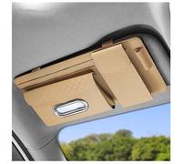 Borsa Portaoggetti Aletta Parasole Auto per Ford Puma MK2 ST/ST-Line X 2020-2026, Organizzatore Visiera Parasole Fazzoletti Occhiali Organizer Accessori Interno,A/Khaki