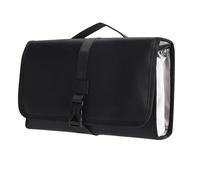 Borsa portaoggetti appendere per bigodini, scomparti multipli, organizer viaggio pieghevole in nylon impermeabile di grande capacità per strumenti per lo styling, salone, uso