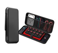 Borsa portaoggetti chic in PU per Nintendo Switch progettata per un facile trasp