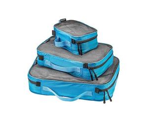 Borsa portaoggetti COCOON Cubi da imballaggio ultraleggeri (blu caraibico) M M