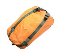Borsa portaoggetti compatta per sacco a pelo e amaca, in nylon, con cordoncino, colore: arancione