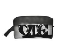 Borsa portaoggetti con cerniera con stampa di caratteri d'amore, accessori da viaggio, borsa da toeletta, borsa portatile per articoli da toeletta