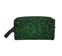 Borsa portaoggetti con stampa a mano per bambini, borsa da toilette da viaggio resistente, accessorio da imballaggio in tela portatile per tutti i giorni, palestra e viaggi, Era Hacker, taglia unica