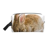 Borsa portaoggetti con stampa aquila - Borsa da toilette da viaggio resistente, custodia portatile per trucchi e cosmetici con cerniera, Coniglio grido, taglia unica