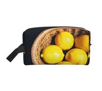 Borsa portaoggetti con stampa di lucciole e lanterne, elegante trousse da viaggio e da viaggio, accessorio per viaggi, uso in palestra, Canestro Limoni, taglia unica