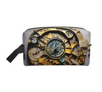 Borsa portaoggetti con stampa di lucciole e lanterne, elegante trousse da viaggio e da viaggio, accessorio per viaggi, uso in palestra, Orologio Art, taglia unica