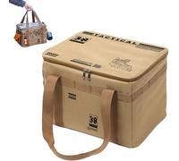 Borsa portaoggetti da campeggio, borsa organizer per pentole da campeggio, borsa portaoggetti morbida multifunzionale da 30 l, borsone impermeabile per garage, spiaggia, barbecue, bevande, ciotola