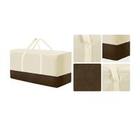 Borsa Portaoggetti da Esterno per Patio Cuscini e Cuscini 122x39x55 cm Maniglia