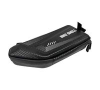 Borsa Portaoggetti da Sottocanna Bicicletta 26x10x4 cm Doppia Tasca Rigida Effetto Carbonio