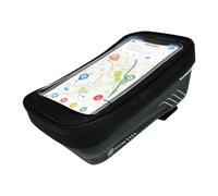 Borsa Portaoggetti da Telaio Bicicletta 18x10x6 cm con Tasca Touchscreen per Smartphone