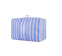Borsa portaoggetti di grande capacità, borsa a righe per trapunte e coperte(XL 160L)