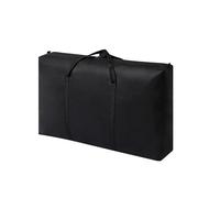Borsa portaoggetti di grande capacità, portatile, impermeabile, antipolvere, organizer for riporre i vestiti sotto il letto Impermeabile Borse Trasloco(Black,105L 75x50x27cm)