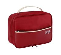 Borsa portaoggetti elettronica con cerniera bidirezionale e maniglia, organizer for cavi portatile multifunzionale for uso domestico Organizer Cavi(Red)