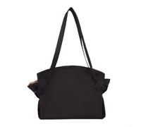 Borsa portaoggetti espandibile in tela con diametro di 97 cm, per viaggi, campeggio e uso all'aperto, si ripiega in dimensioni compatte per un facile trasporto (nero)