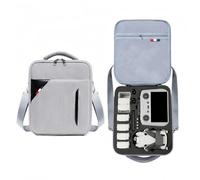 Borsa portaoggetti for accessori for droni, borsa a tracolla, valigia compatibile con Mini 4 Pro RC 2/RC-N2(Grey Black)