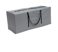 Borsa portaoggetti for cuscini for mobili, organizer da giardino for esterni, impermeabile, antipolvere, di grande capacità, grigio, 116x47x51 cm(Gray,122x39x55cm)