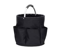 Borsa portaoggetti grande da 17 litri Cestino pieghevole picnic Carrello for pulizia esterna con manico for attrezzi Prodotti for la Per Riporre gli Attrezzi(Black)