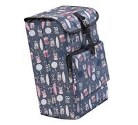 Borsa portaoggetti impermeabile, 42 l, borsa di ricambio per carrello della spesa, carrello riutilizzabile per supermercato, campeggio e picnic, lunghezza 30 x larghezza 22 x altezza 45 cm, 2 pezzi
