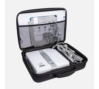 Borsa portaoggetti in EVA per ECOVACS per mini e per robot WINBOT, borsa organizer antiurto con manico portatile di grande capacità per accessori robot per la pulizia del vetro (nero)