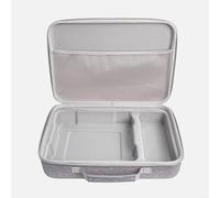 Borsa portaoggetti in EVA per ECOVACS per WINBOT per MINI, custodia antiurto con manico e chiusura lampo, organizer impermeabile per robot e accessori, 35 x 25,5 x 8,5 cm (grigio)
