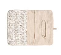 Borsa portaoggetti in morbido cotone per neonati con binari per lettini che forniscono un rapido accesso all'essenziale durante la cura notturna sacchetti lavabili per bambini