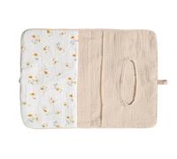 Borsa portaoggetti in morbido cotone per neonati con binari per lettini che forniscono un rapido accesso all'essenziale durante la cura notturna sacchetti lavabili per bambini