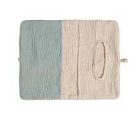 Borsa portaoggetti in morbido cotone per neonati con binari per lettini che forniscono un rapido accesso all'essenziale durante la cura notturna sacchetti lavabili per bambini