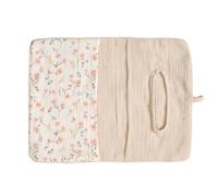 Borsa portaoggetti in morbido cotone per neonati con binari per lettini che forniscono un rapido accesso all'essenziale durante la cura notturna sacchetti lavabili per bambini