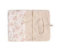 Borsa portaoggetti in morbido cotone per neonati con binari per lettini che forniscono un rapido accesso all'essenziale durante la cura notturna sacchetti lavabili per bambini