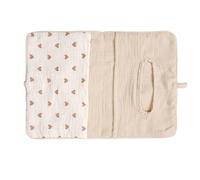 Borsa portaoggetti in morbido cotone per neonati con binari per lettini che forniscono un rapido accesso all'essenziale durante la cura notturna sacchetti lavabili per bambini