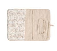 Borsa portaoggetti in morbido cotone per neonati con binari per lettini che forniscono un rapido accesso all'essenziale durante la cura notturna sacchetti lavabili per bambini